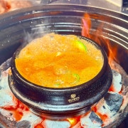 밥 말아먹는 된장찌개 메뉴 사진(네이버)