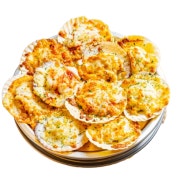 가리비 치즈 오븐구이 메뉴 사진(네이버)