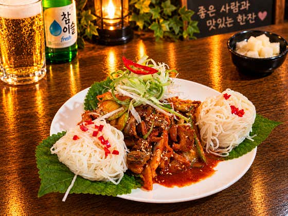 골뱅이소면무침 메뉴 사진(네이버)