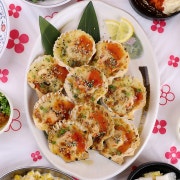 가리비 치즈구이 메뉴 사진(네이버)