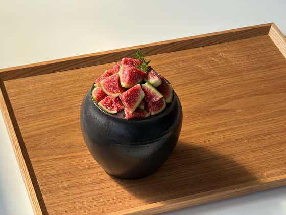 항아리 무화과빙수 메뉴 사진(네이버)