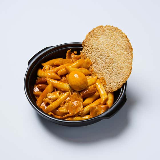 1인 누룽지 로제 떡볶이 메뉴 사진(네이버)