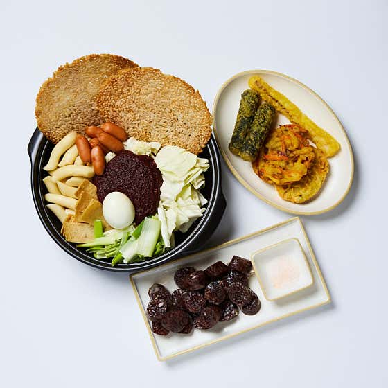 누떡 A세트 메뉴 사진(네이버)