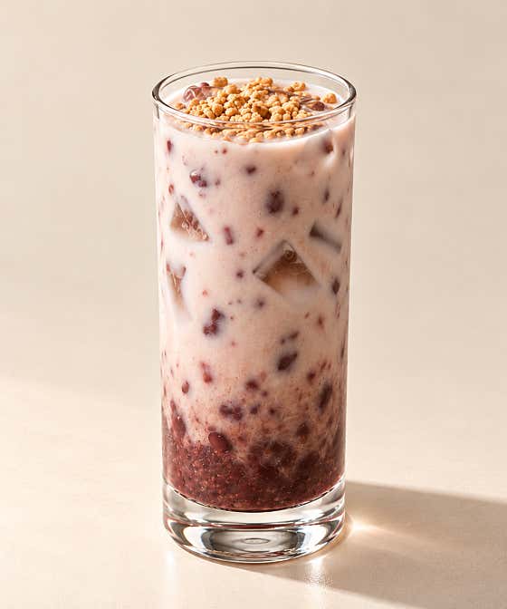 팥라떼(ICE) 메뉴 사진(네이버)