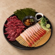 단새우 육사시미 한상 메뉴 사진(네이버)