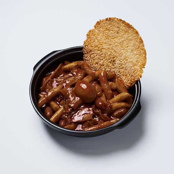 1인 누룽지 짜장 떡볶이 메뉴 사진(네이버)