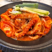 오쭈낙 철판(오징어+쭈꾸미+낙지) 메뉴 사진(네이버)