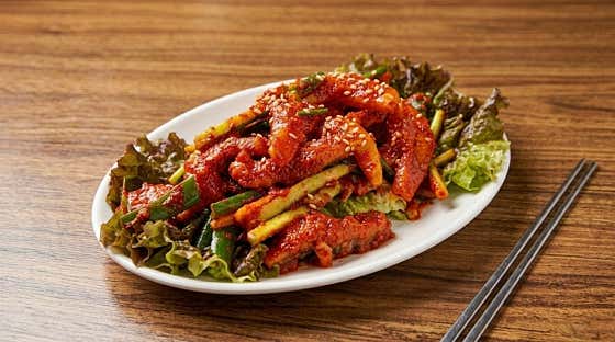 가오리무침 메뉴 사진(네이버)