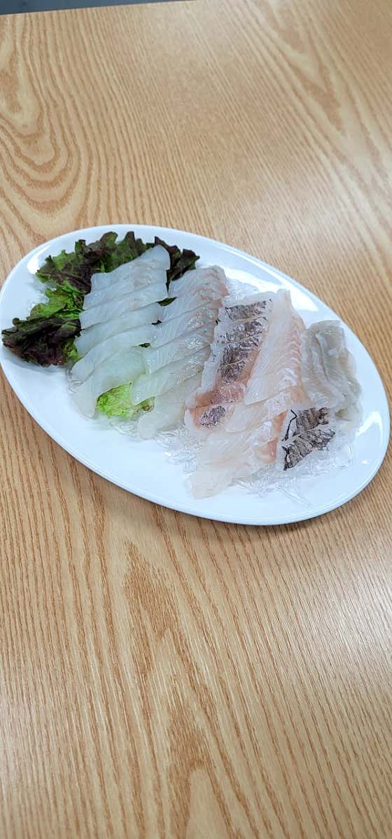 광어+우럭 메뉴 사진(네이버)