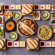 돌판 오겹 장어제육 한상차림 메뉴 사진(네이버)