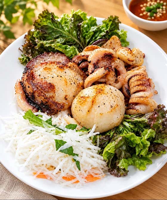 갑오징어 버터구이 메뉴 사진(네이버)