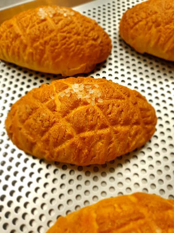 멜론 쌀 소금빵 메뉴 사진(네이버)