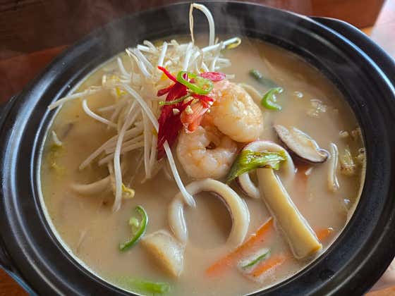 카라이(매운)나가사키짬뽕탕 메뉴 사진(네이버)