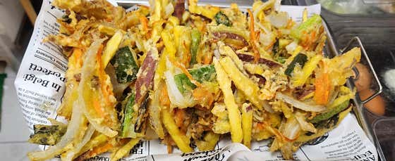 수제야채튀김 메뉴 사진(네이버)