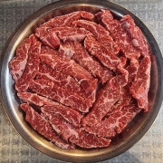 한우안창살소금구이 100g 메뉴 사진(네이버)