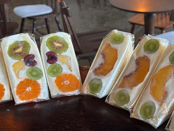 후르츠산도 메뉴 사진(네이버)