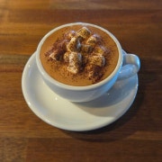 마시멜로 핫초코 메뉴 사진(네이버)