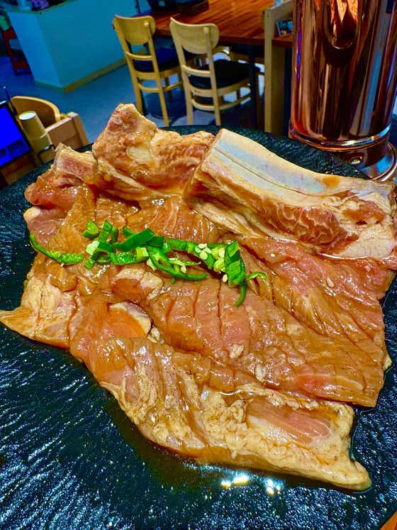 최군수제갈비 메뉴 사진(네이버)