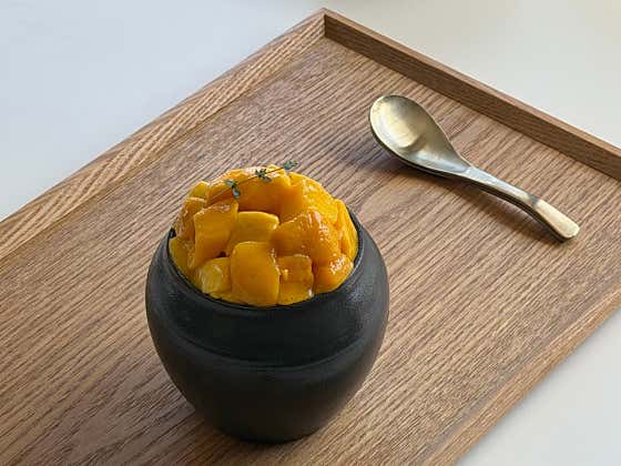 항아리 애플망고빙수(2인) 메뉴 사진(네이버)