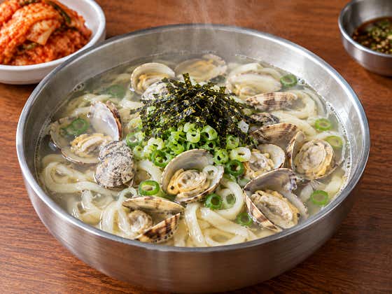 복분자바지락칼국수 메뉴 사진(네이버)