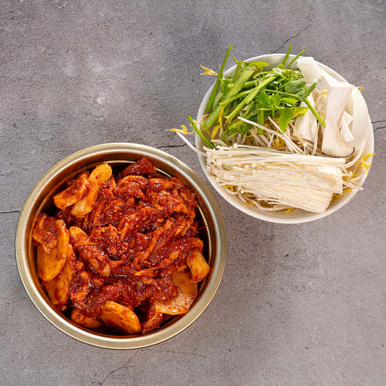 군산오리주물럭(1kg) 메뉴 사진(네이버)
