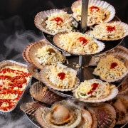 가리비구이(대)와 해물라면set 메뉴 사진(네이버)