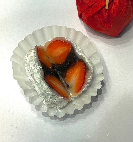 생딸기모찌 메뉴 사진(네이버)
