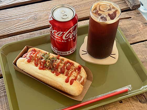 핫도그 (단품/세트) 메뉴 사진(네이버)