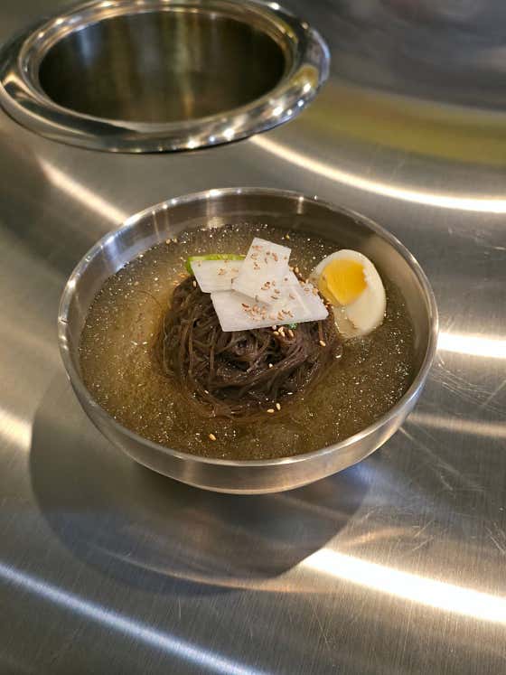 물냉면 메뉴 사진(네이버)