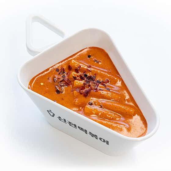 마라로제떡볶이 메뉴 사진(네이버)
