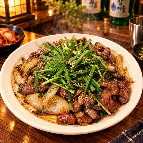 [추천]닭 염통&똥집 볶음 메뉴 사진(네이버)