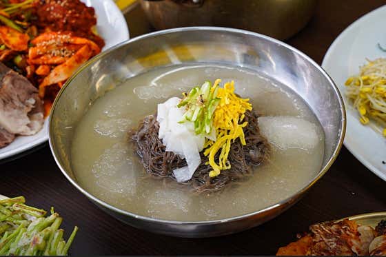 물냉면 메뉴 사진(네이버)