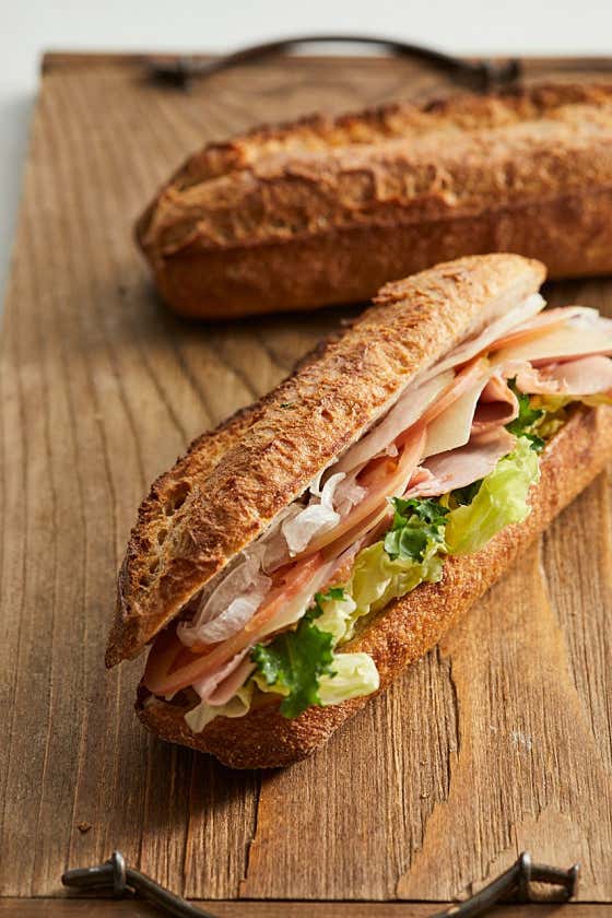바게트 샌드위치 메뉴 사진(네이버)