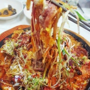 단호박훈제오리 메뉴 사진(네이버)