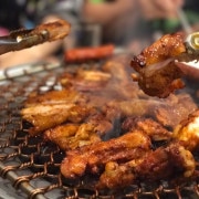 숯불닭갈비(양념구이) 1인분 메뉴 사진(네이버)