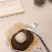 핸드드립 커피 (콜롬비아/예가체프) 메뉴 사진(네이버)