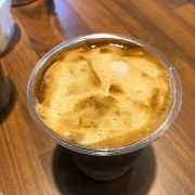 흑임자크림카페라떼 메뉴 사진(네이버)