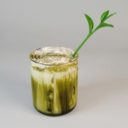 말차 라떼 (Hot/Ice) 메뉴 사진(네이버)