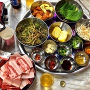 제주급냉삼겹살 메뉴 사진(네이버)