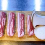 생오겹살 (130g) 메뉴 사진(네이버)