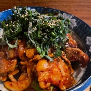 깻잎대파제육 메뉴 사진(네이버)