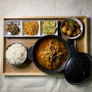 닭계장 정식 메뉴 사진(네이버)