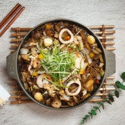 철판돌짜장 중(2~3인분) 메뉴 사진(네이버)