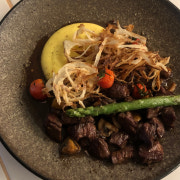 안거미찹스테이크 메뉴 사진(네이버)
