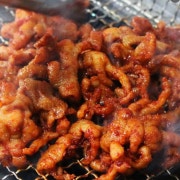 숯불무뼈닭발 메뉴 사진(네이버)