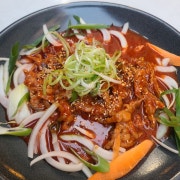 무뼈닭발(주먹밥 포함) 메뉴 사진(네이버)