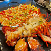 랍스타치즈구이+조개구이 메뉴 사진(네이버)