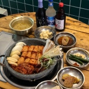 매콤양념 돌판 양곱창구이 메뉴 사진(네이버)