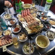 가곱새구이(가리비/소곱창/새우) 메뉴 사진(네이버)