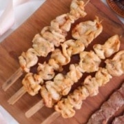 닭껍질 꼬치 5개 메뉴 사진(네이버)